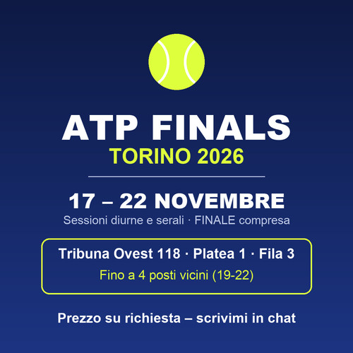 Biglietti nitto atp finals - nitto,