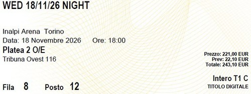 Biglietti tickets nitto atp - tickets,