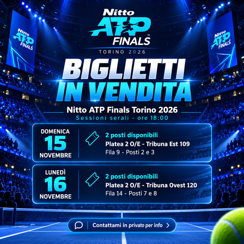 Biglietti nitto atp finals - nitto,