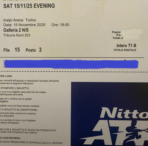 Biglietti nitto atp finals - 2,