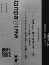 1 Biglietto ATP Finals TORINO